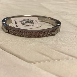 michael kors silver diamond bracelet